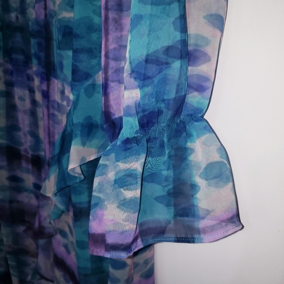 Soft Surroundings Ruffle Midi Dress - Picture 4 of 9